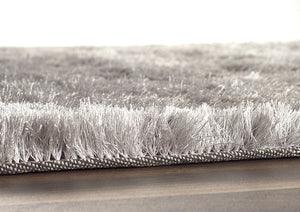 Silver Cosy 4.5cm Shaggy Rug - Shimmer