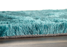 Load image into Gallery viewer, Teal Cosy 4.5cm Shaggy Rug - Shimmer