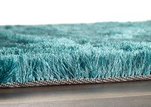 Load image into Gallery viewer, Teal Cosy 4.5cm Shaggy Rug - Shimmer