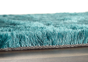 Teal Cosy 4.5cm Shaggy Rug - Shimmer