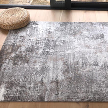 Load image into Gallery viewer, Modern Soft Grey Abstract Living Room Rug - Tuscana