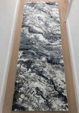 Load image into Gallery viewer, Navy Blue Abstract Living Room Rug - Tuscana