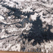 Load image into Gallery viewer, Navy Blue Abstract Living Room Rug - Tuscana
