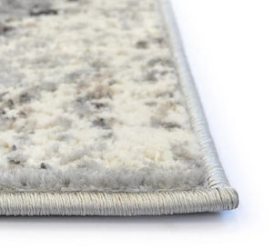 Grey Tribal Soft Touch Designer Area Rug - Dorsey