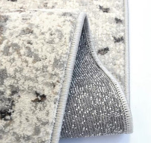 Grey Tribal Soft Touch Designer Area Rug - Dorsey
