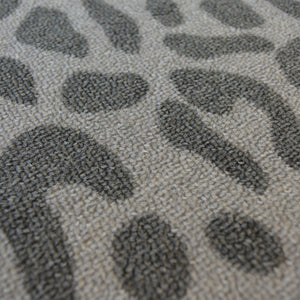 Grey Leopard Print Doormat and Runner Rug - Matre