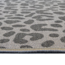 Load image into Gallery viewer, Grey Leopard Print Doormat and Runner Rug - Matre