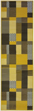 Load image into Gallery viewer, Ochre Patchwork Living Room Rug - Islay