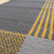 Load image into Gallery viewer, Ochre Patchwork Living Room Rug - Islay