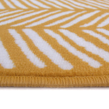 Load image into Gallery viewer, Ochre Herringbone Living Room Rug - Islay