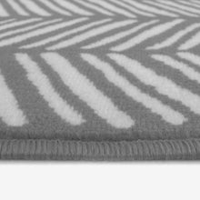 Load image into Gallery viewer, Grey Herringbone Living Room Rug - Islay
