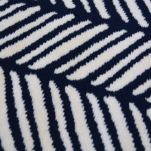 Load image into Gallery viewer, Navy Herringbone Living Room Rug - Islay