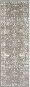 Transitional Beige Oriental Living Room Rug - Islay