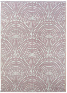 Pink Coastal Flatweave Living Room Rug - Islay