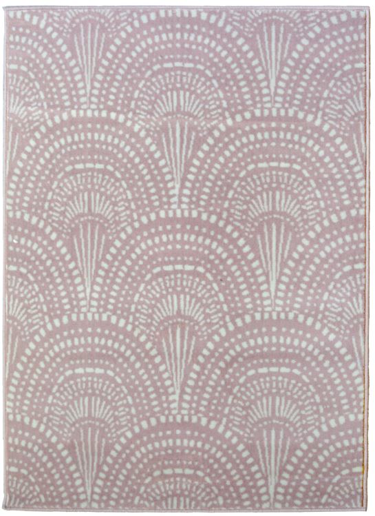 Pink Coastal Flatweave Living Room Rug - Islay