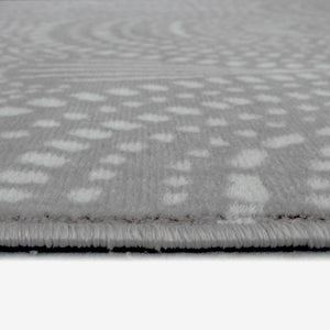 Grey Coastal Flatweave Living Room Rug - Islay