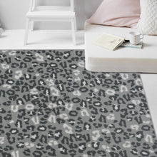 Load image into Gallery viewer, Contemporary Grey Leopard Print Rug - Islay