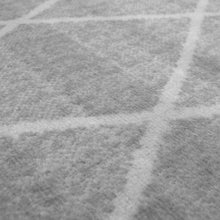 Load image into Gallery viewer, Grey Moroccan Trellis Flatweave Rug - Islay