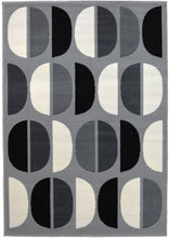 Load image into Gallery viewer, Retro Grey Living Room Rug - Islay