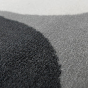 Retro Grey Living Room Rug - Islay