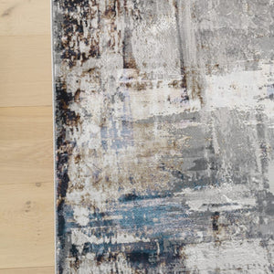 Multicoloured Flecked Abstract Rug - Tronso