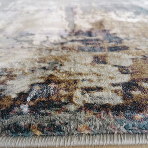 Multicoloured Flecked Abstract Rug - Tronso