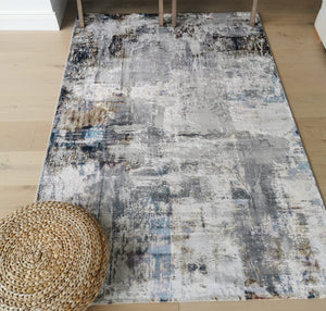 Multicoloured Flecked Abstract Rug - Tronso