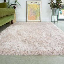 Load image into Gallery viewer, Blush Pink Fluffy High Pile Shaggy Rug - Hackney