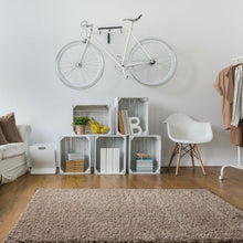 Load image into Gallery viewer, Soft Beige Plain Shaggy Rug - Gallery