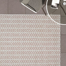 Load image into Gallery viewer, Blush Pink Washable Outdoor Garden Rug - Ota