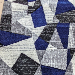 Blue Geo Rugs