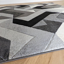 Load image into Gallery viewer, Herringbone Grey Hallway Runner Rug - Boston