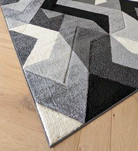 Load image into Gallery viewer, Herringbone Grey Hallway Runner Rug - Boston