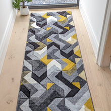 Load image into Gallery viewer, Ochre Yellow Arrow Area Rug - Boston