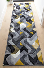 Load image into Gallery viewer, Ochre Yellow Arrow Area Rug - Boston