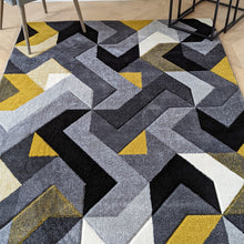 Load image into Gallery viewer, Ochre Yellow Arrow Area Rug - Boston