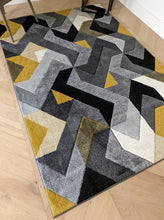 Load image into Gallery viewer, Ochre Yellow Arrow Area Rug - Boston