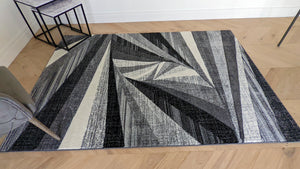 Grey Splinter Hallway Runner - Boston