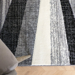 Grey Splinter Hallway Runner - Boston