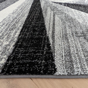 Grey Splinter Hallway Runner - Boston