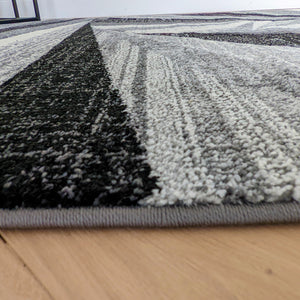 Grey Splinter Hallway Runner - Boston