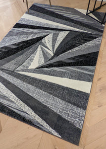 Grey Splinter Hallway Runner - Boston