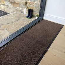 Load image into Gallery viewer, Brown Non Slip And Washable Door Mat - Barrier