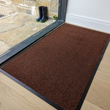 Load image into Gallery viewer, Brown Non Slip And Washable Door Mat - Barrier