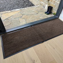 Load image into Gallery viewer, Brown Non Slip And Washable Door Mat - Barrier