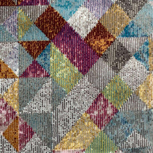 Load image into Gallery viewer, Multi Geometric Flatweave Rug - Capella