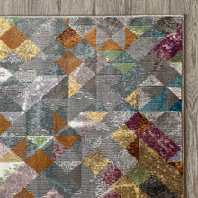 Load image into Gallery viewer, Multi Geometric Flatweave Rug - Capella