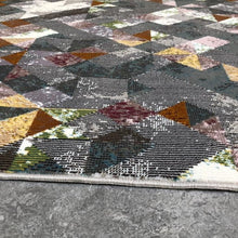 Load image into Gallery viewer, Multi Geometric Flatweave Rug - Capella