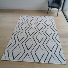 Load image into Gallery viewer, Green Reversible Moroccan Trellis Outdoor Rug - Capri