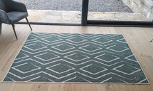 Load image into Gallery viewer, Green Reversible Moroccan Trellis Outdoor Rug - Capri